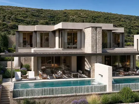 Three-Bedroom Twin Villa with Pool and Boka Bay Views at The Peaks, Luštica Bay
