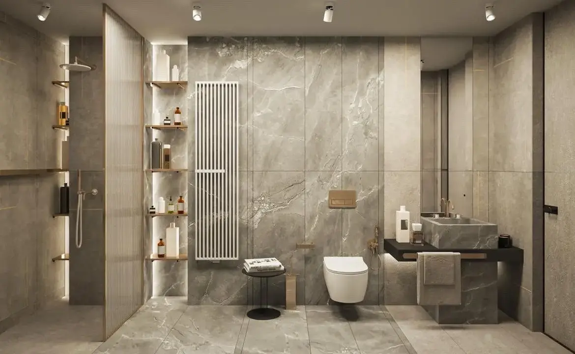 Impressive multi-room apartment on an entire floor in a luxury building next to Paradise Mall
