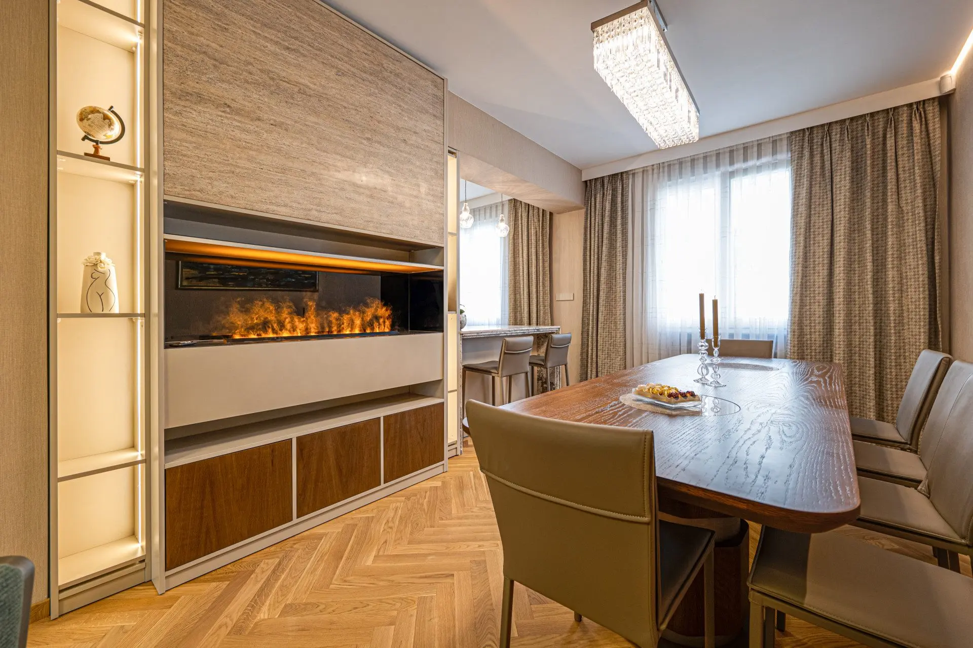Designer three-bedroom apartment on Sofia’s prestigious Saborna street