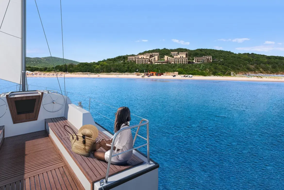 Townhouse in a five-star complex on the seashore