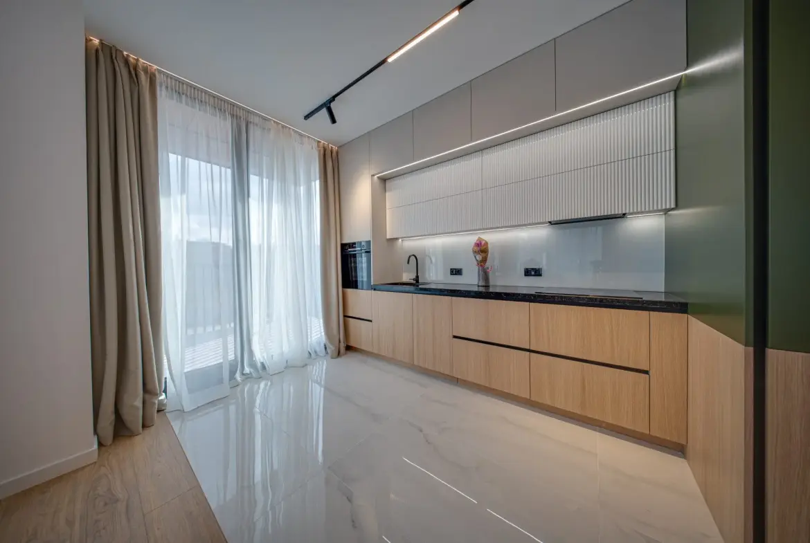 Luxurious two-bedroom apartment in an iconic, innovative building Kosher