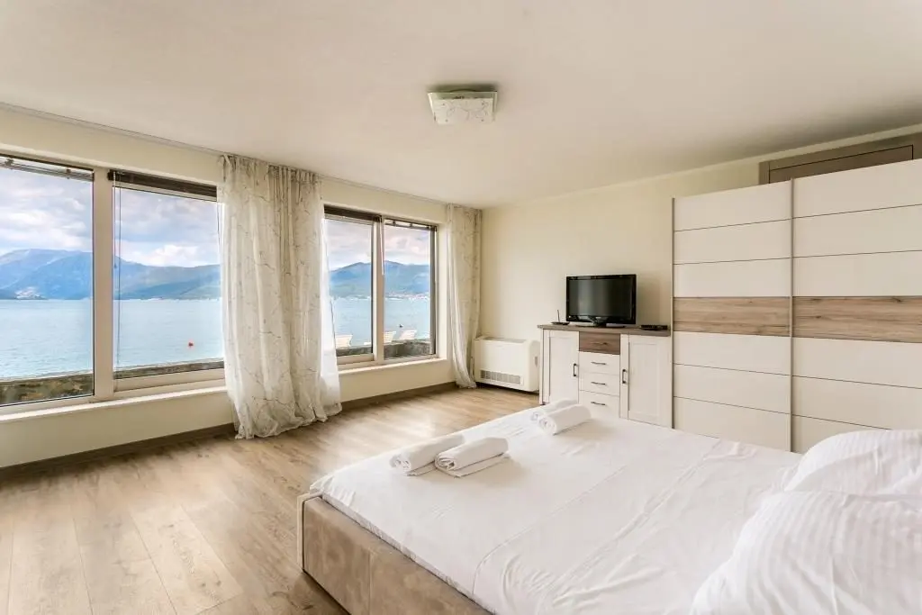 Modern Seafront Villa in Krasici: Your Luxurious Coastal Retreat