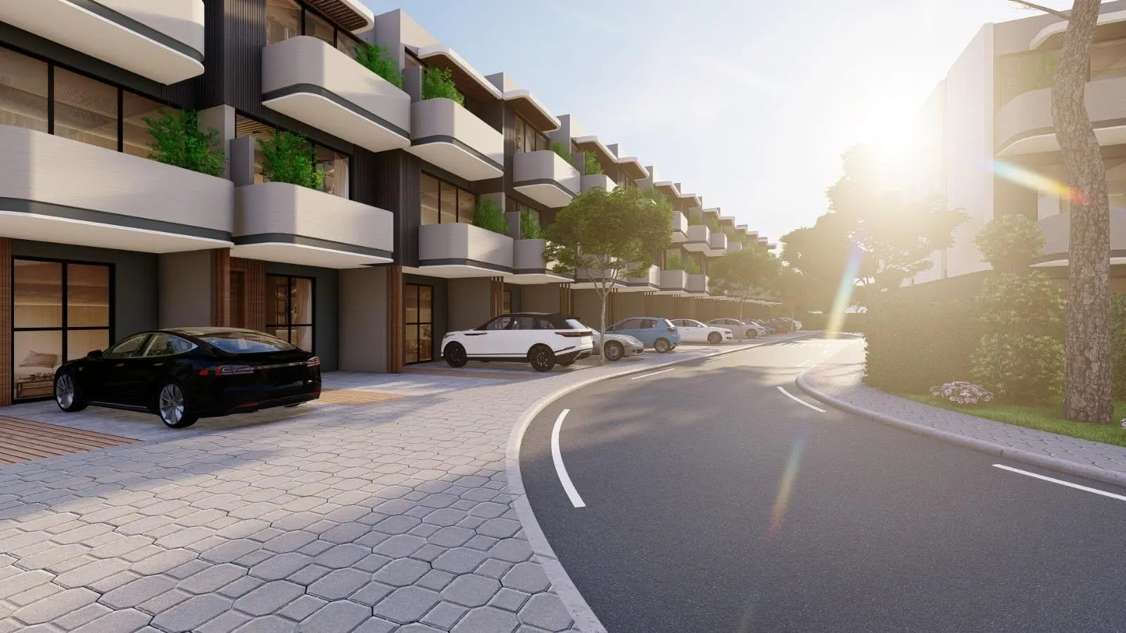 4-Bedroom Townhouse for Sale in La Dimora Residence | C-2 Middle Single Row with Garden & Community Views