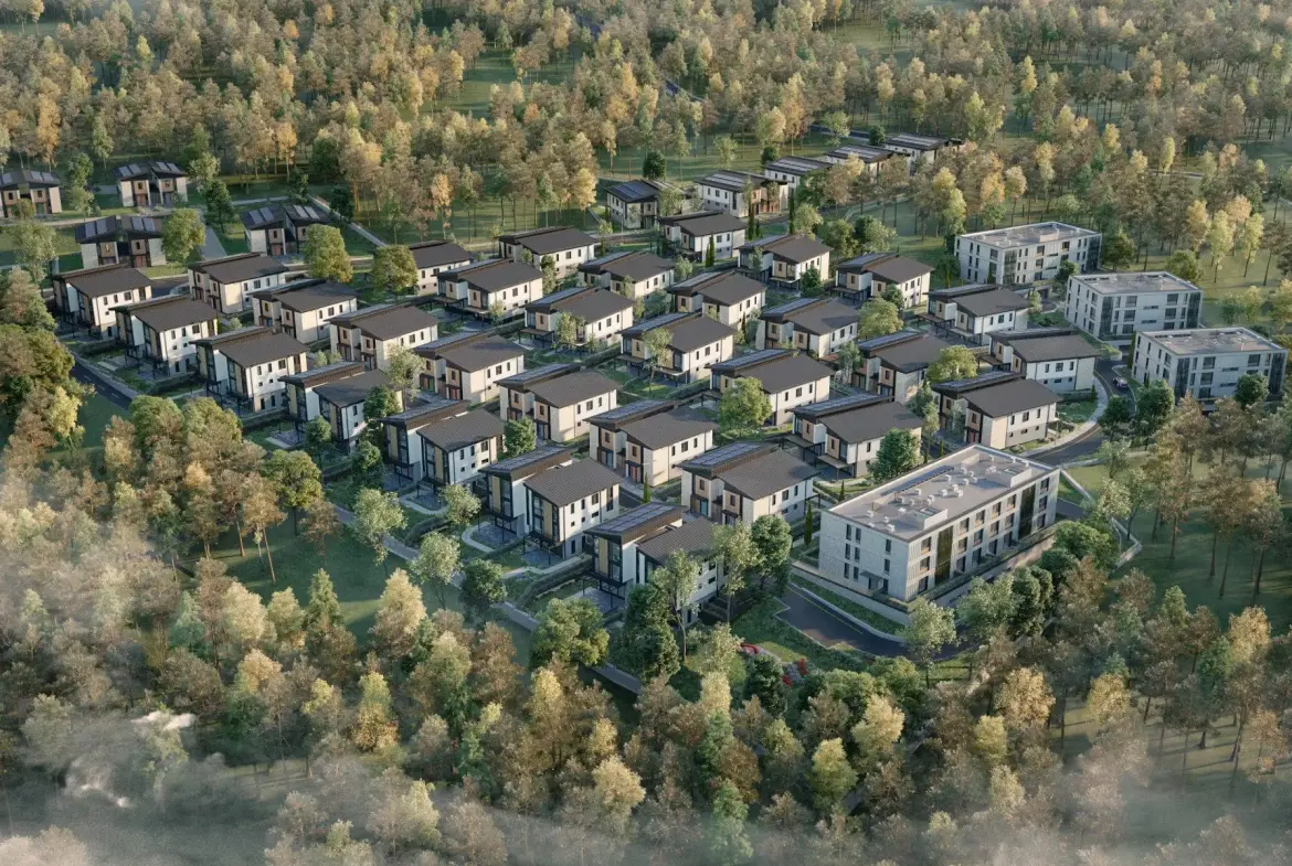 Single-family house in a new luxury gated residential complex