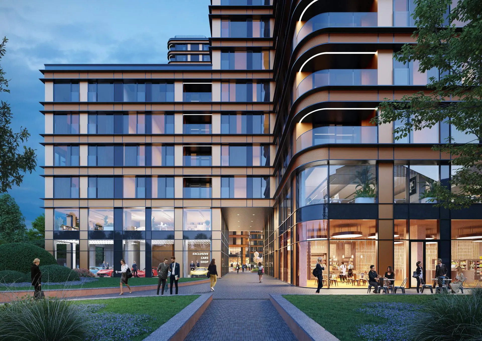 Three-bedroom apartment in a new generation complex for sale