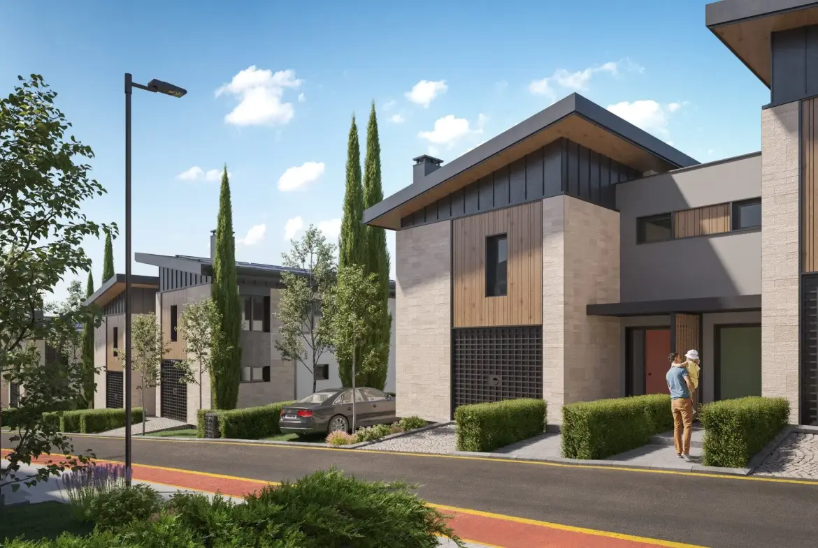 Single-family house in a new luxury gated residential complex
