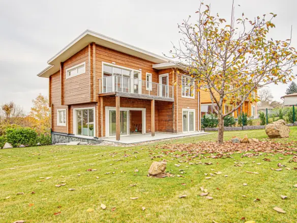 New house with a beautiful yard and amazing views in a complex in Boyana district for sale