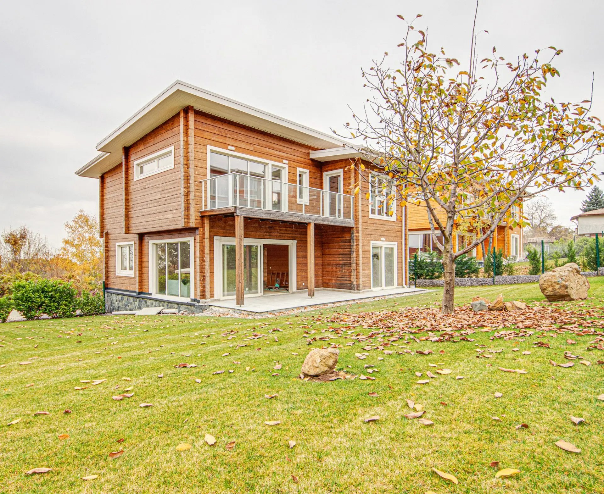 New house with a beautiful yard and amazing views in a complex in Boyana district for sale