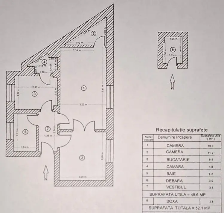 2 room apartment for sale Universitatii Square, Bucharest