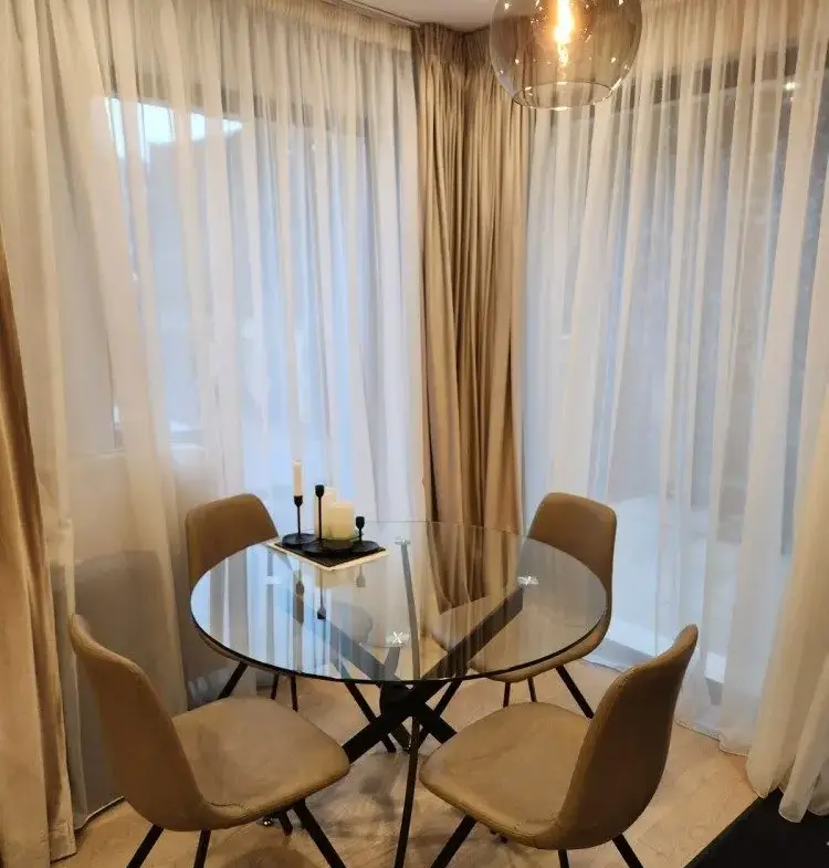 Apartment for sale 4 rooms residential compound with swimming pool, next to the forest, fully furnished