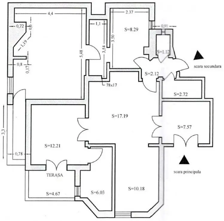 Apartment for sale in villa Dorobanti – ASE area, Bucharest
