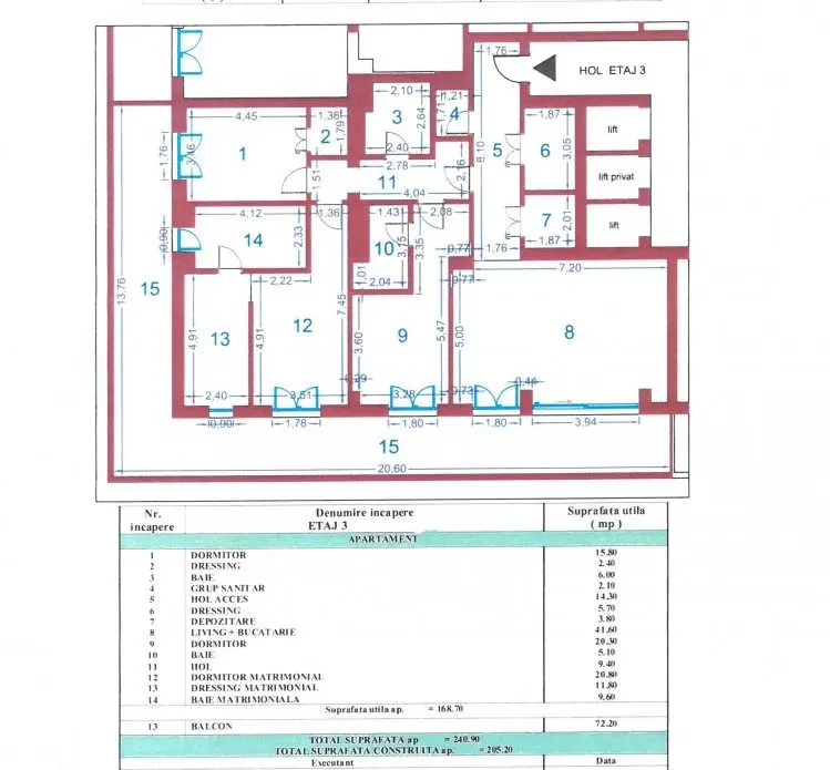 Apartment for sale 4 rooms Floreasca – Verdi Park area, Bucharest