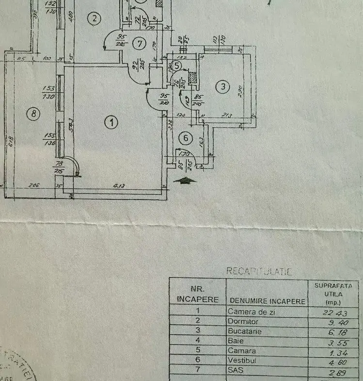 Apartment for sale 2 rooms Calea Dorobanti, Bucharest 67.36 sqm