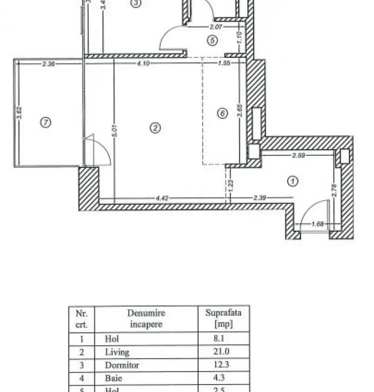Apartment for sale 2 rooms Floreasca – Verdi Park area, Bucharest 67.4 sqm