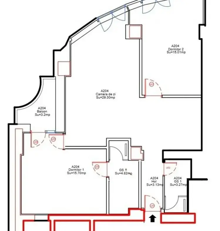 3 room apartment for sale Unirii area – Ultracentral, Bucharest, 74.5 sqm