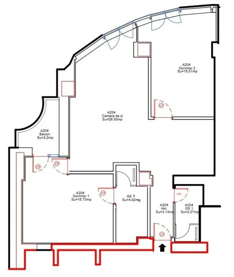 3 room apartment for sale Unirii area – Ultracentral, Bucharest, 74.5 sqm