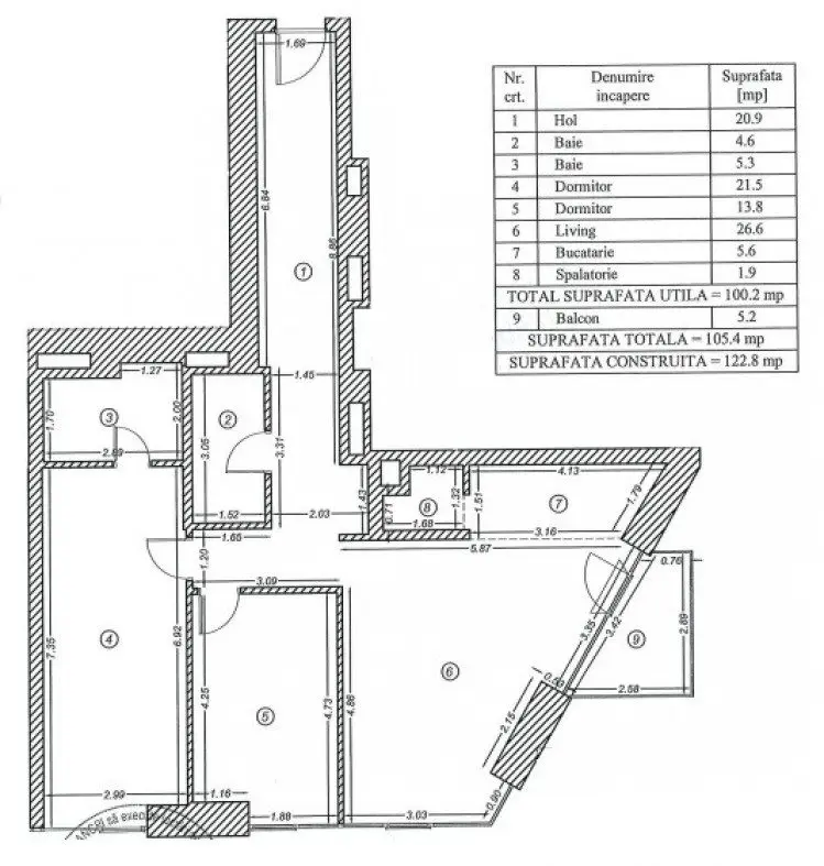 Apartment for sale 3 rooms Floreasca – Verdi Park area, Bucharest 123 sqm