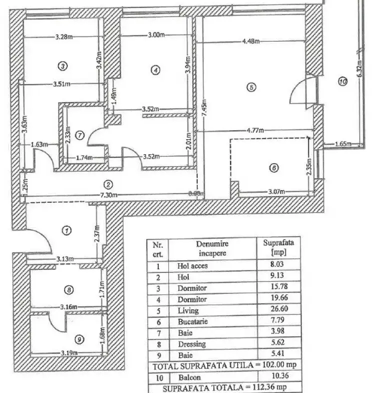 Apartment for sale 3 rooms Herastrau – Nicolae Caramfil area, Bucharest
