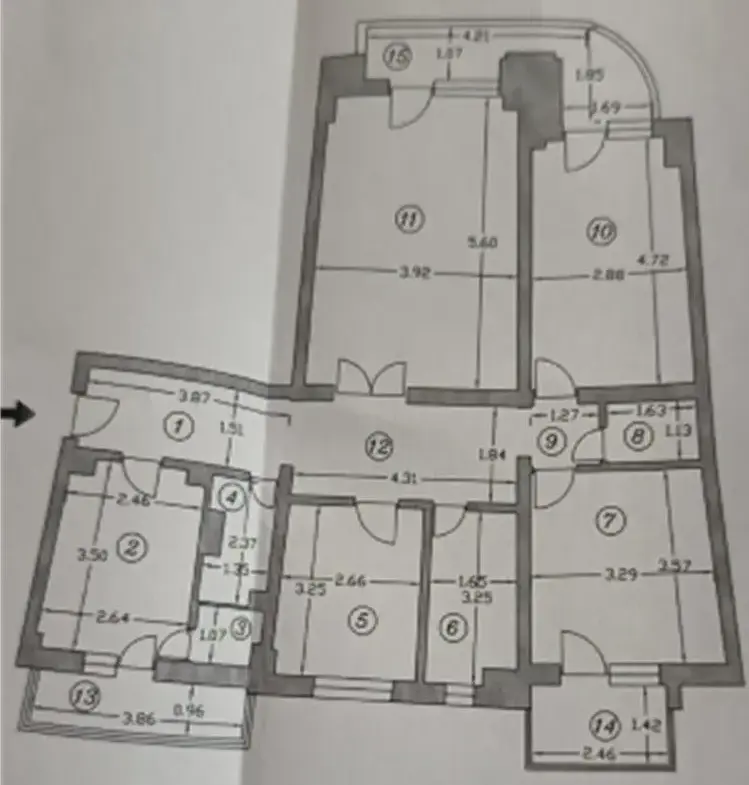 Apartment for sale 4 rooms Cismigiu – Berzei area, Bucharest 103 sqm