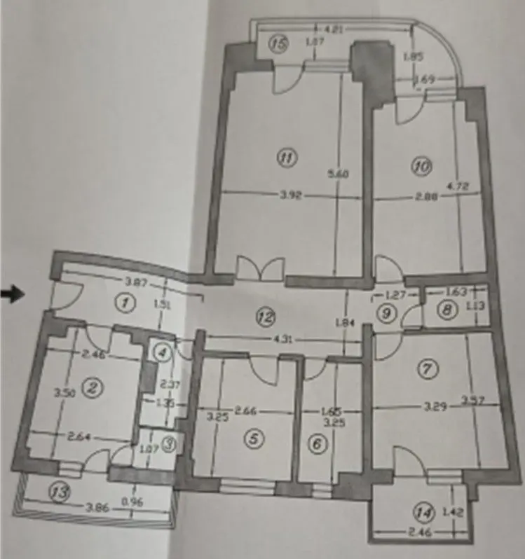 Apartment for sale 4 rooms Cismigiu – Berzei area, Bucharest 103 sqm