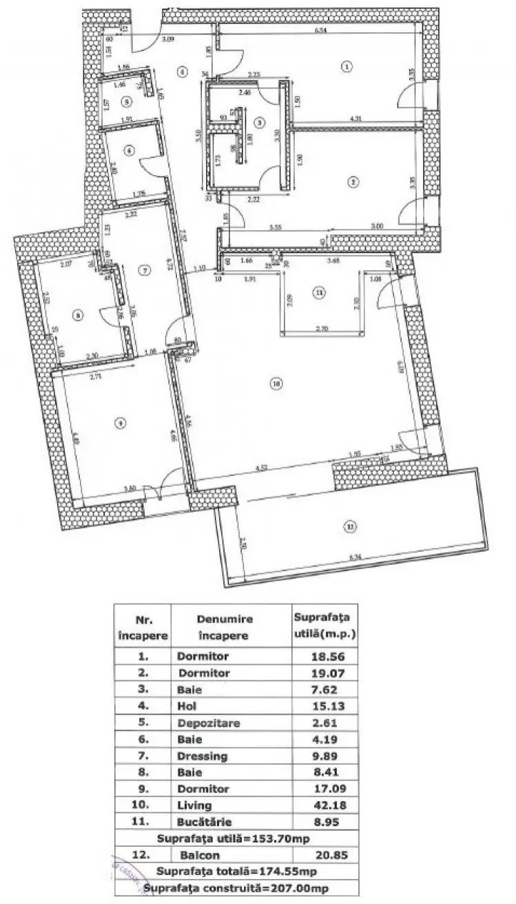 4 room apartment for sale Bordei Park – Herastrau Lake area, Bucharest