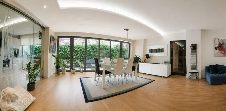 Premium apartment with 100 sqm private garden 180 sqm interior pool – Băneasa Forest area, Bucharest