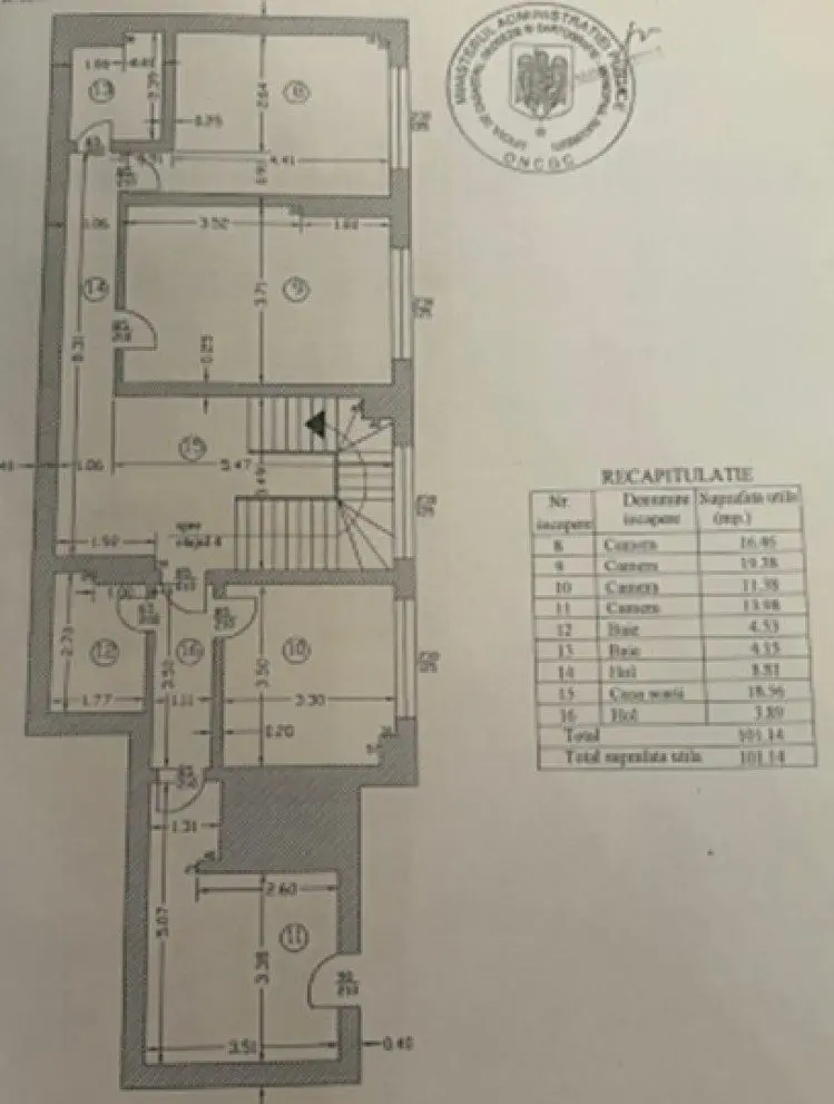 6 room duplex type apartment for sale Batistei area, Bucharest