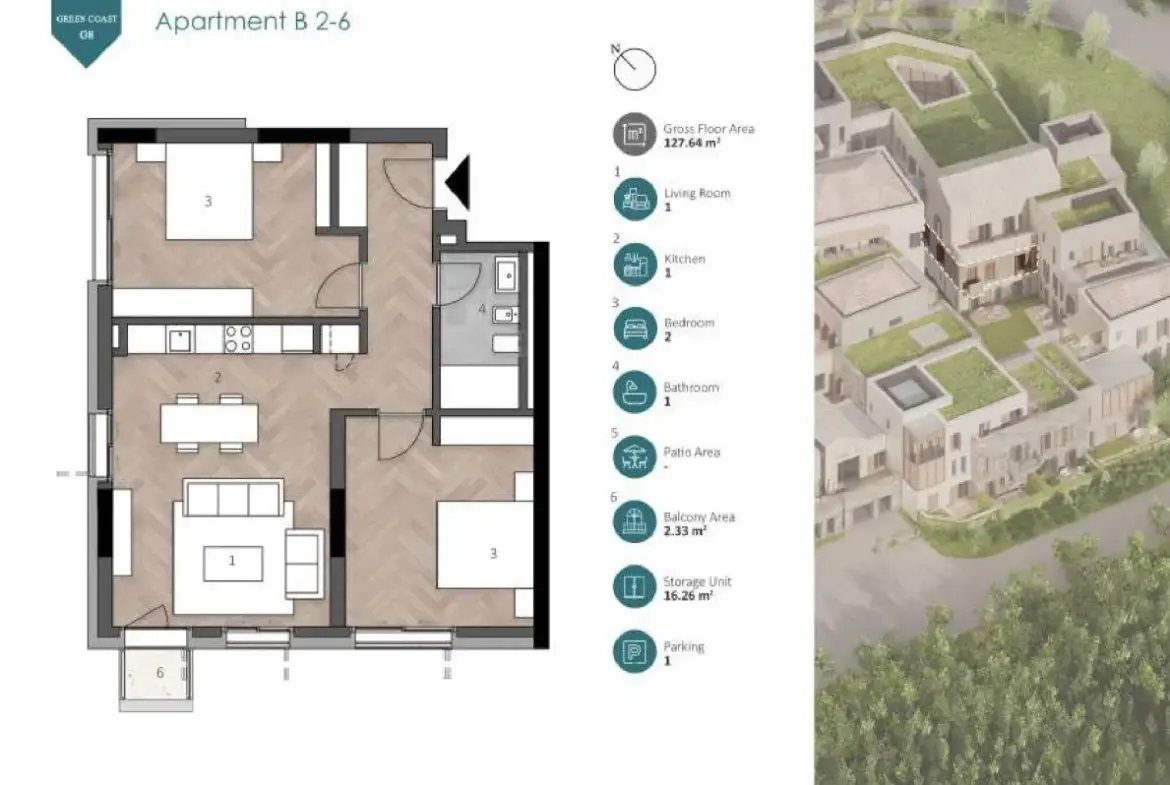 Two Bedroom Apartment For Sale In Dhermi Vlora Albania