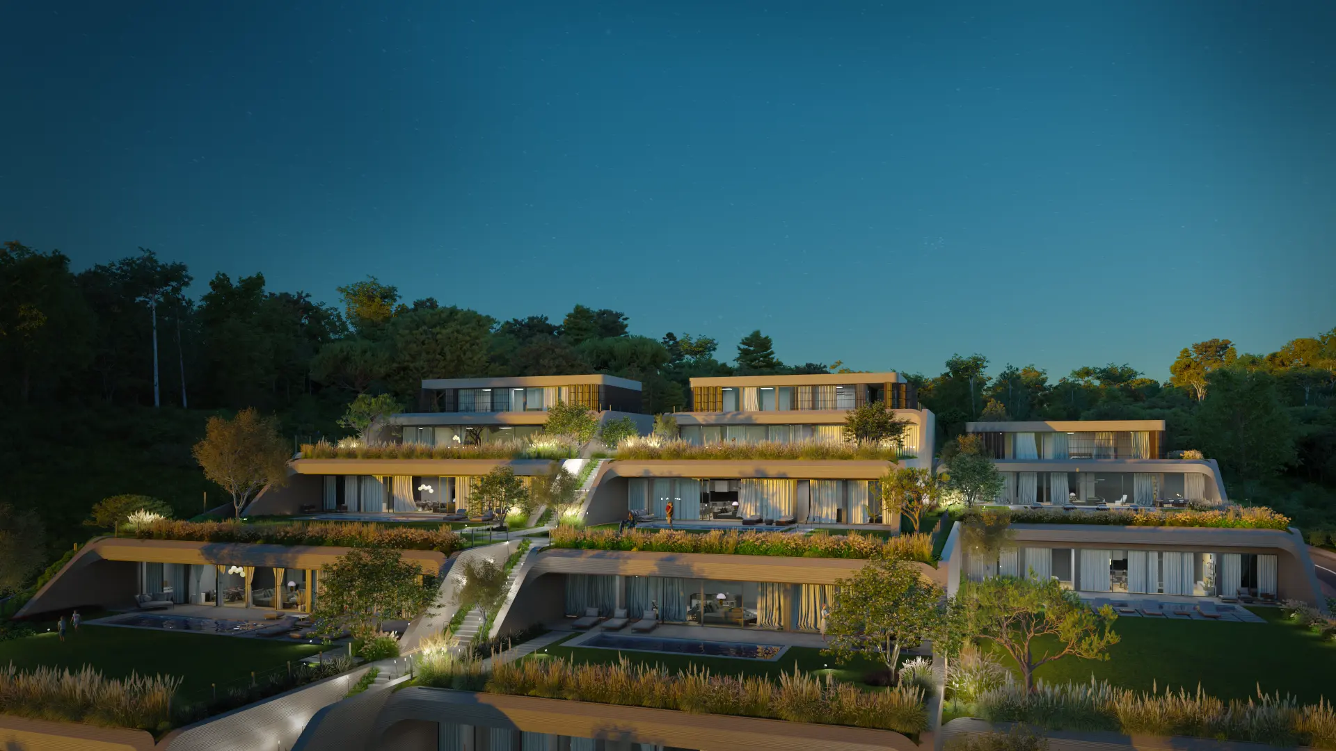 House in a boutique complex with a fantastic sea view in the town of Sozopol