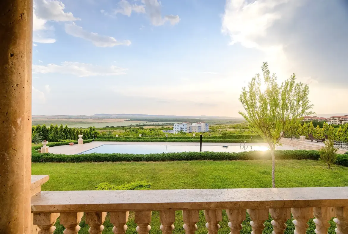 An exclusive residence with a pool near the Sunny Beach resort