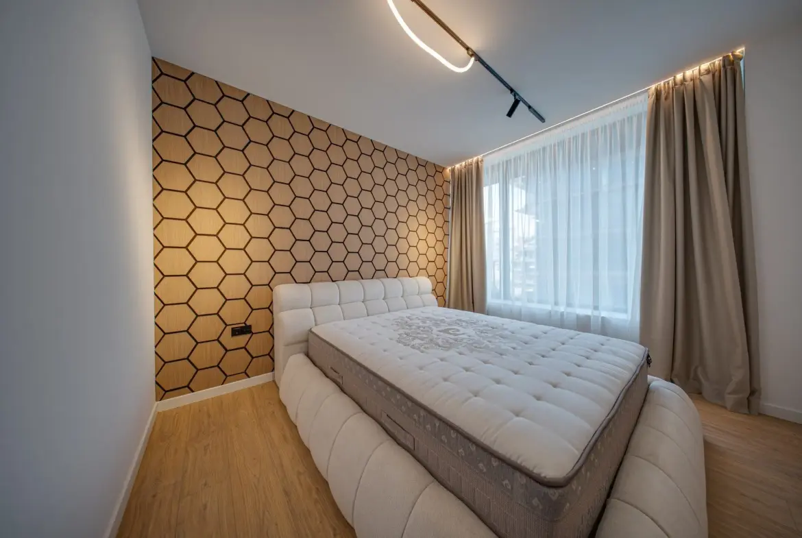 Luxurious two-bedroom apartment in an iconic, innovative building Kosher