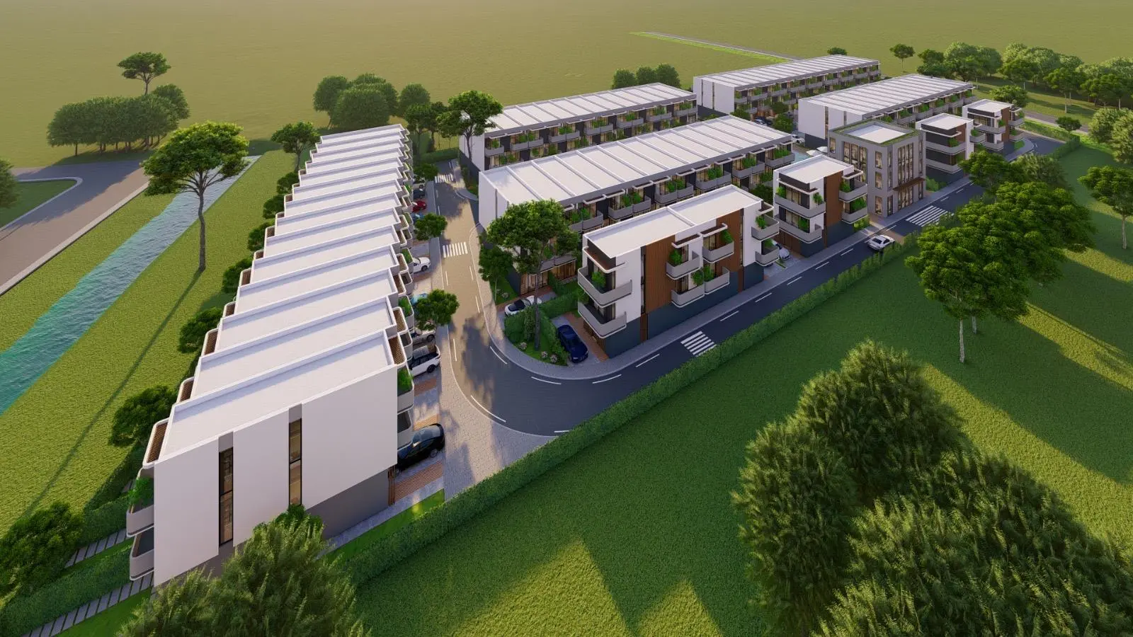 4-Bedroom Townhouse for Sale in La Dimora Residence | C-2 Middle Single Row with Garden & Community Views