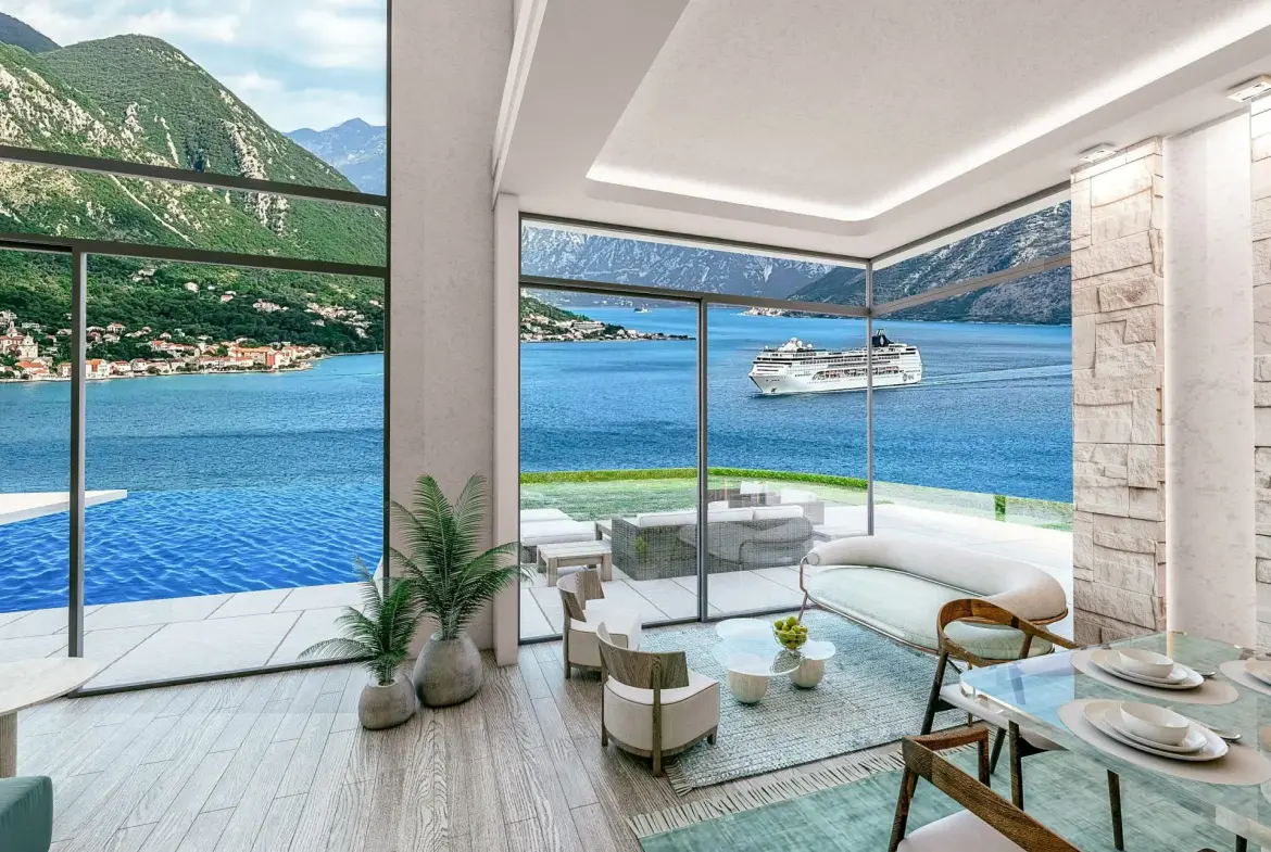 Luxurious five-bedroom Villa with views of the Bay
