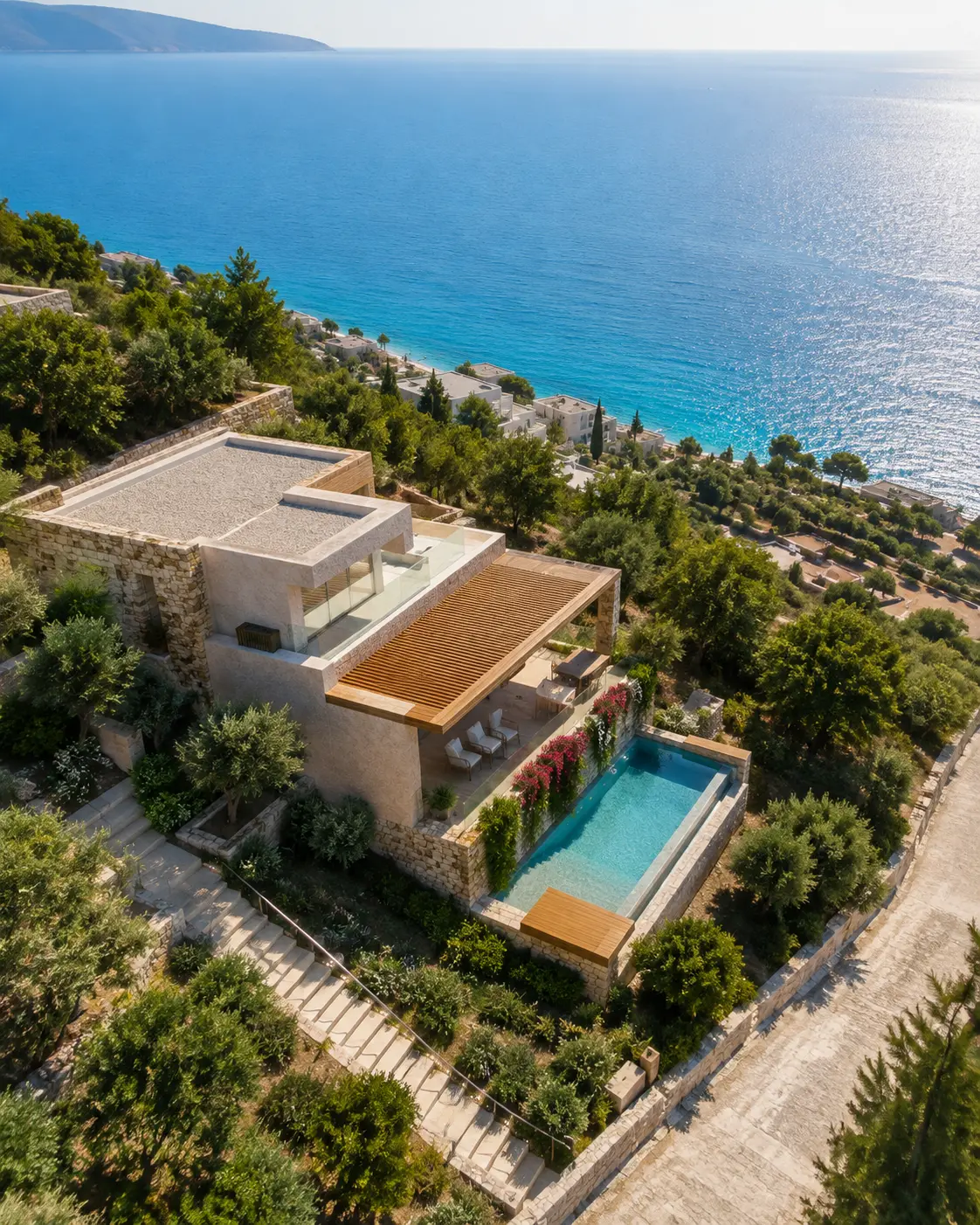 Luxury Mediterranean Villa for Sale with Private Pool Green Coast 2, Palasë