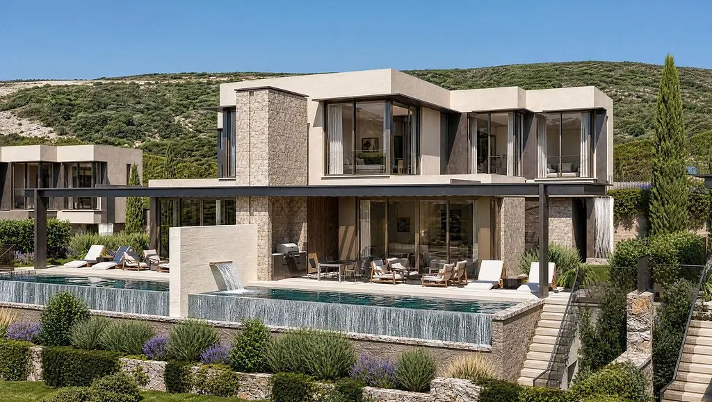 Three-Bedroom Twin Villa with Pool and Boka Bay Views at The Peaks, Luštica Bay