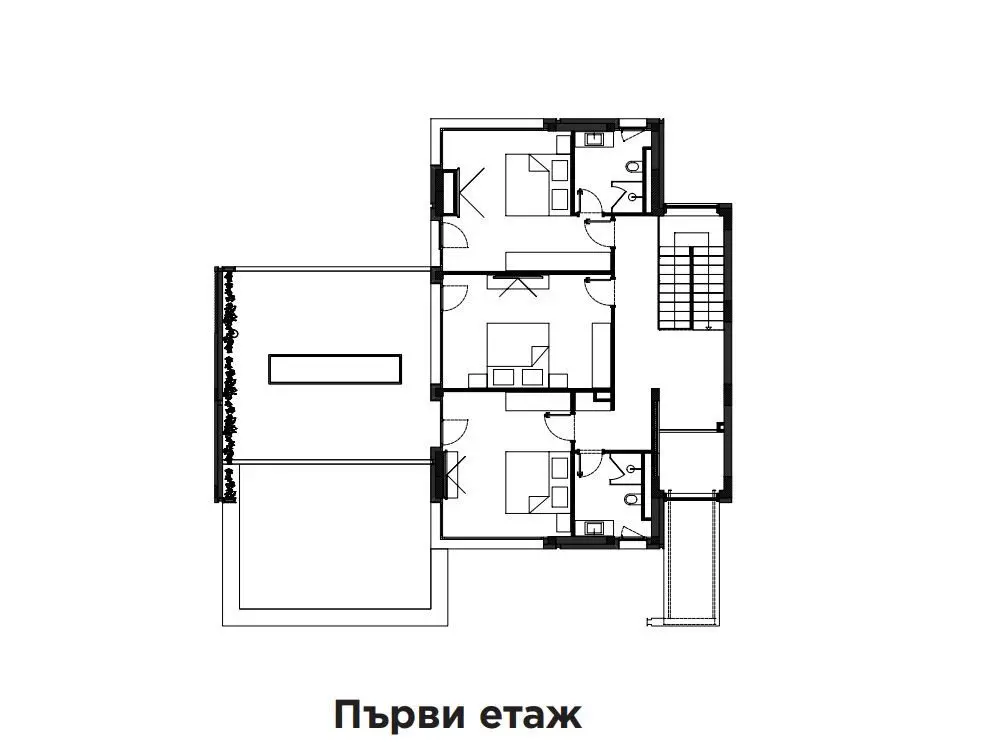 Luxury house with pool in an exclusive gated complex near Sofia