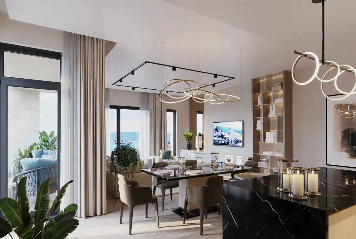 Two-bedroom apartment available for sale in the new Luxury 5* Hotel Tivat & Residences