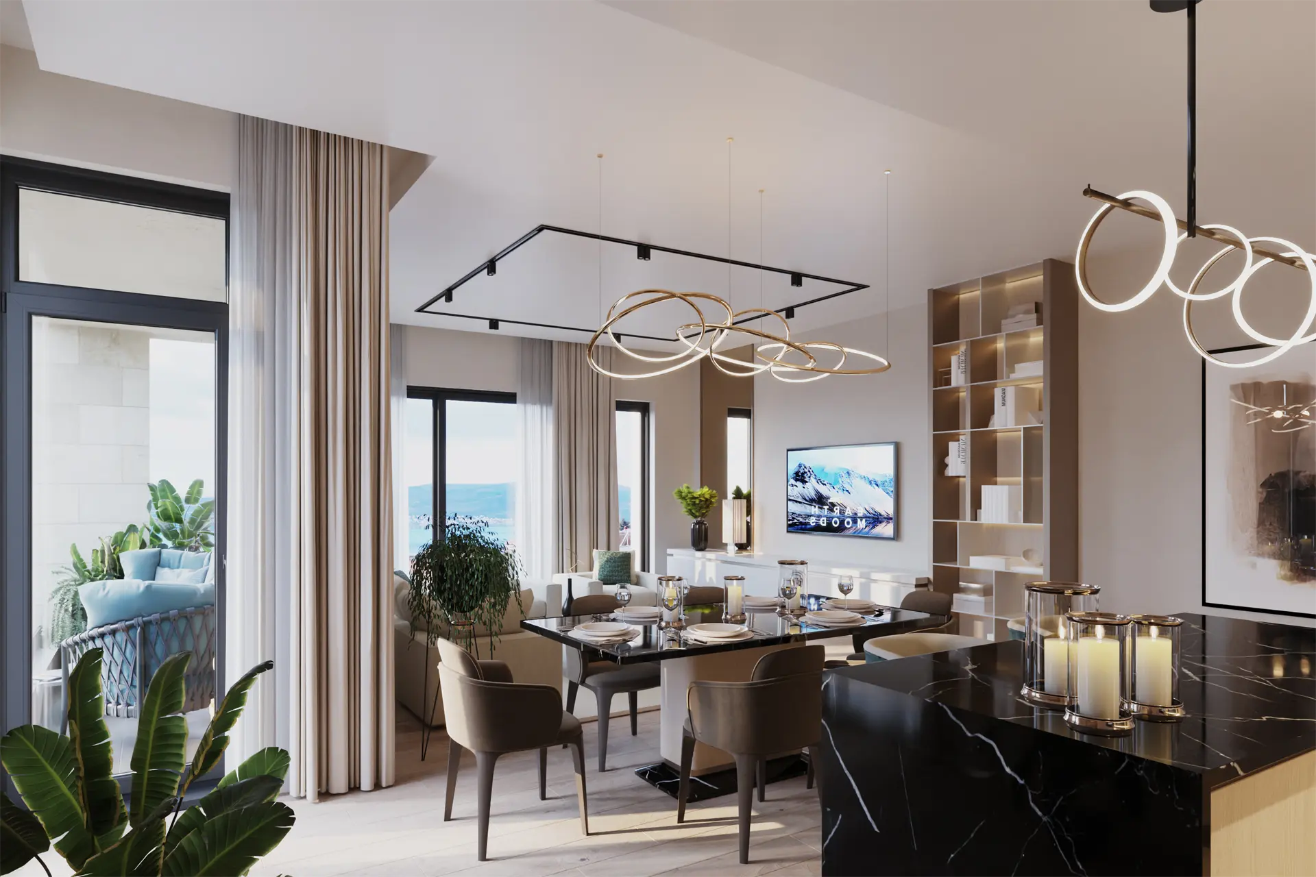 Two-bedroom apartment available for sale in the new Luxury 5* Hotel Tivat & Residences