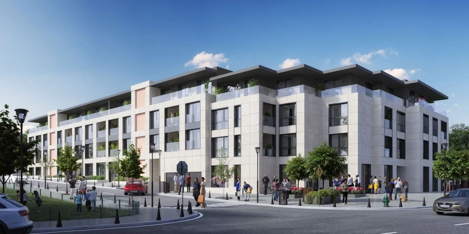 Three-bedroom apartment in a new building in Krastova Vada district for sale