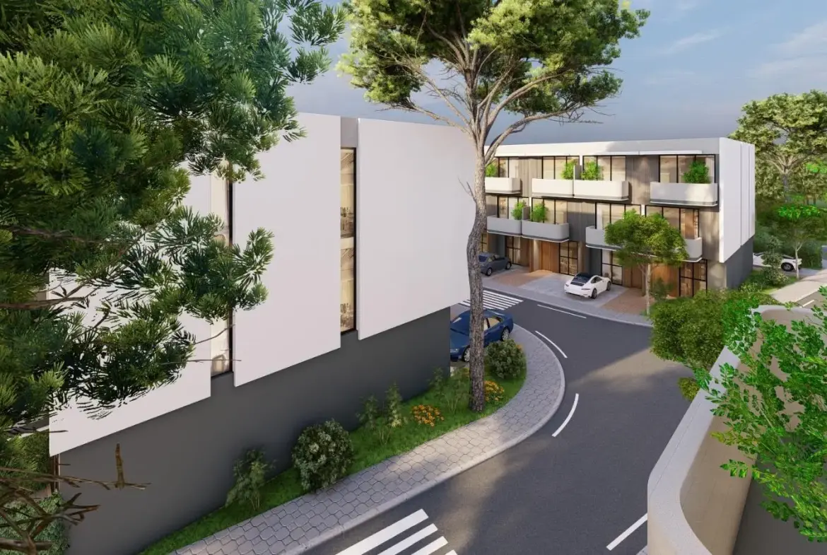 Townhouse for Sale in La Dimora Residence | B-4 Middle Single Row with Garden & Community Views