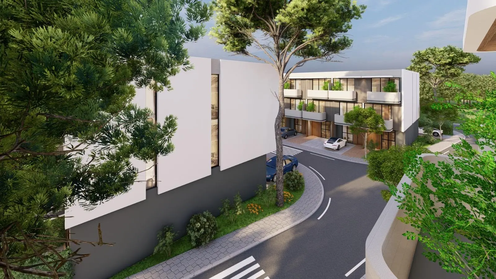 Townhouse for Sale in La Dimora Residence | B-4 Middle Single Row with Garden & Community Views
