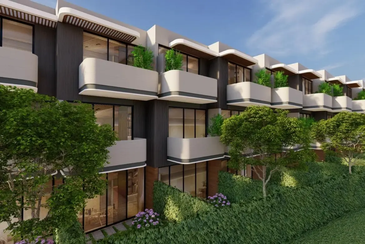 4-Bedroom Townhouse for Sale in La Dimora Residence | C-2 Middle Single Row with Garden & Community Views