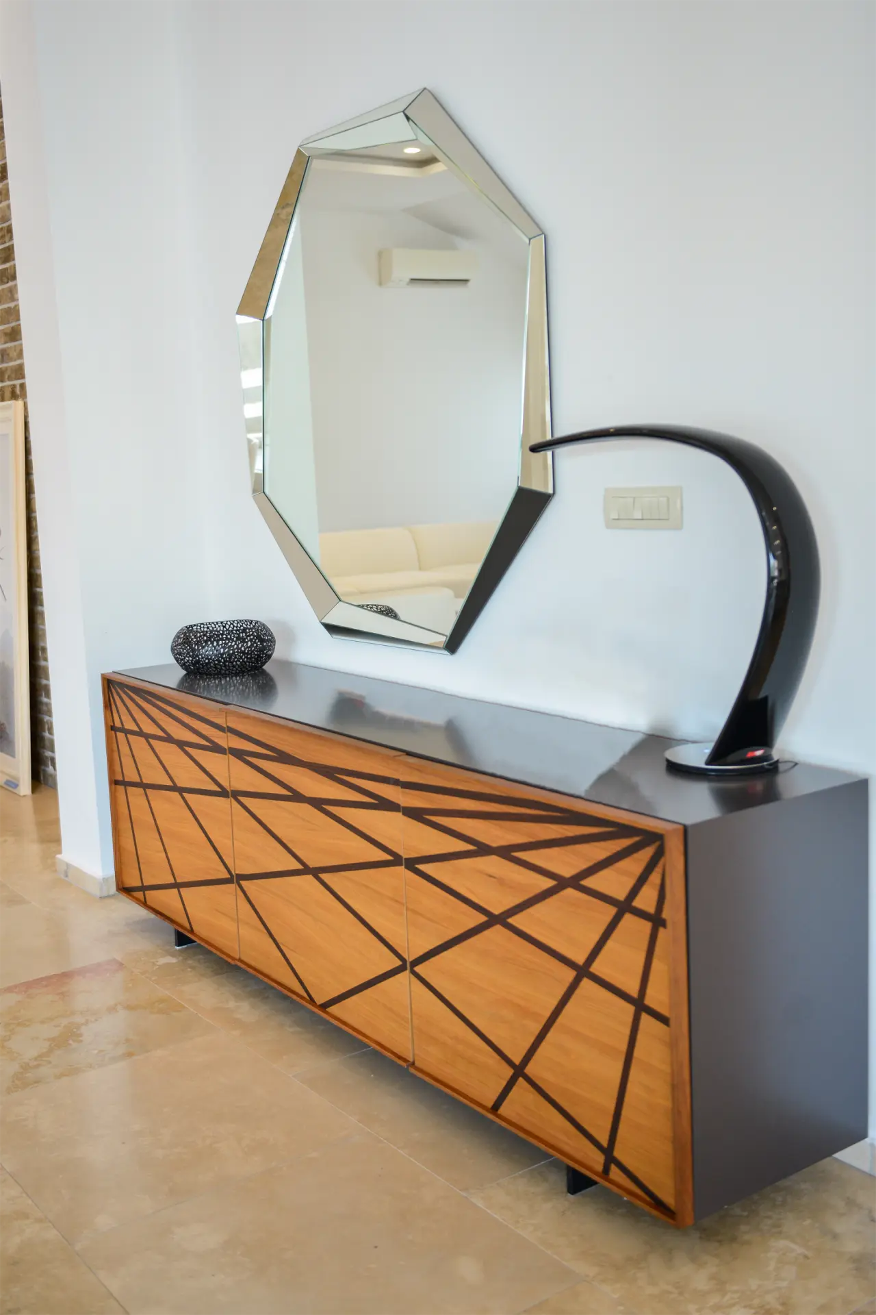 Modern three-bedroom apartment