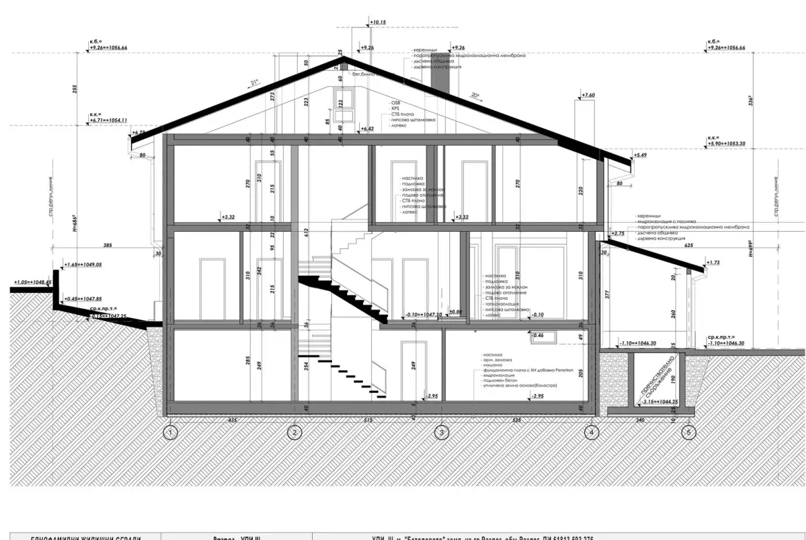 House with panoramic views and private yard in a villa village near Pirin Golf