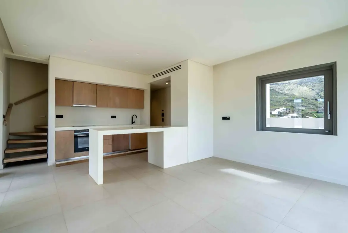 Complex of eight luxury villas with sea view in Koundouros, Kea