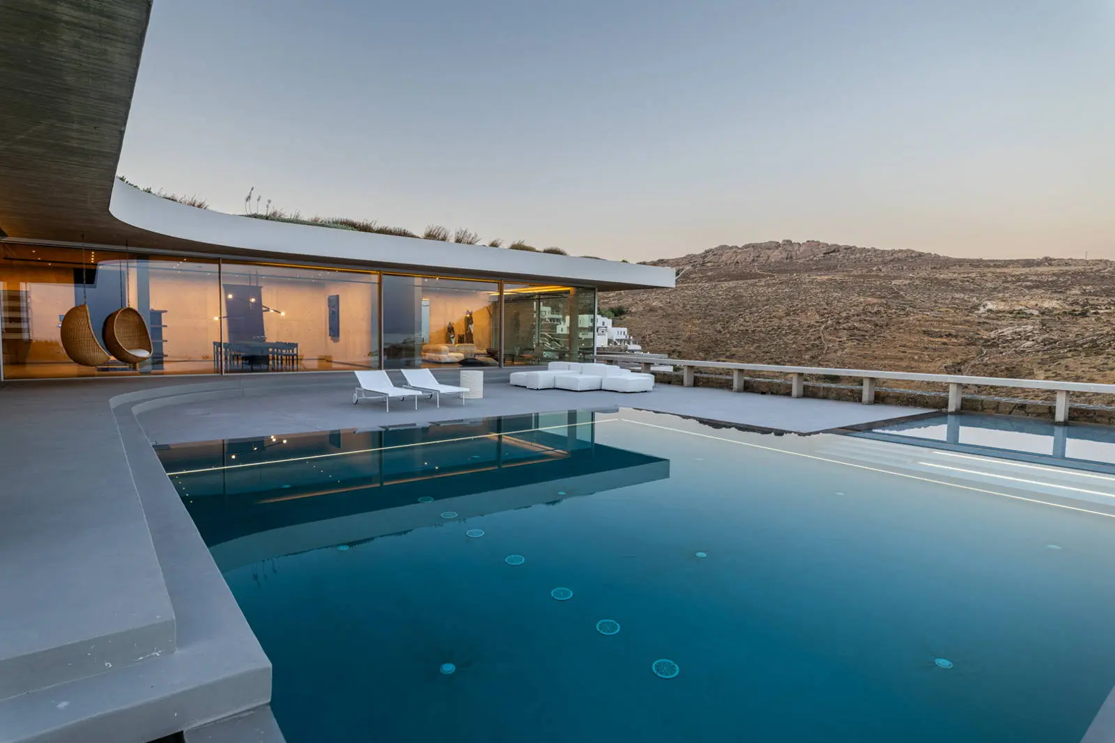 Iconic villa handcrafted by famous designer in Elia, Mykonos