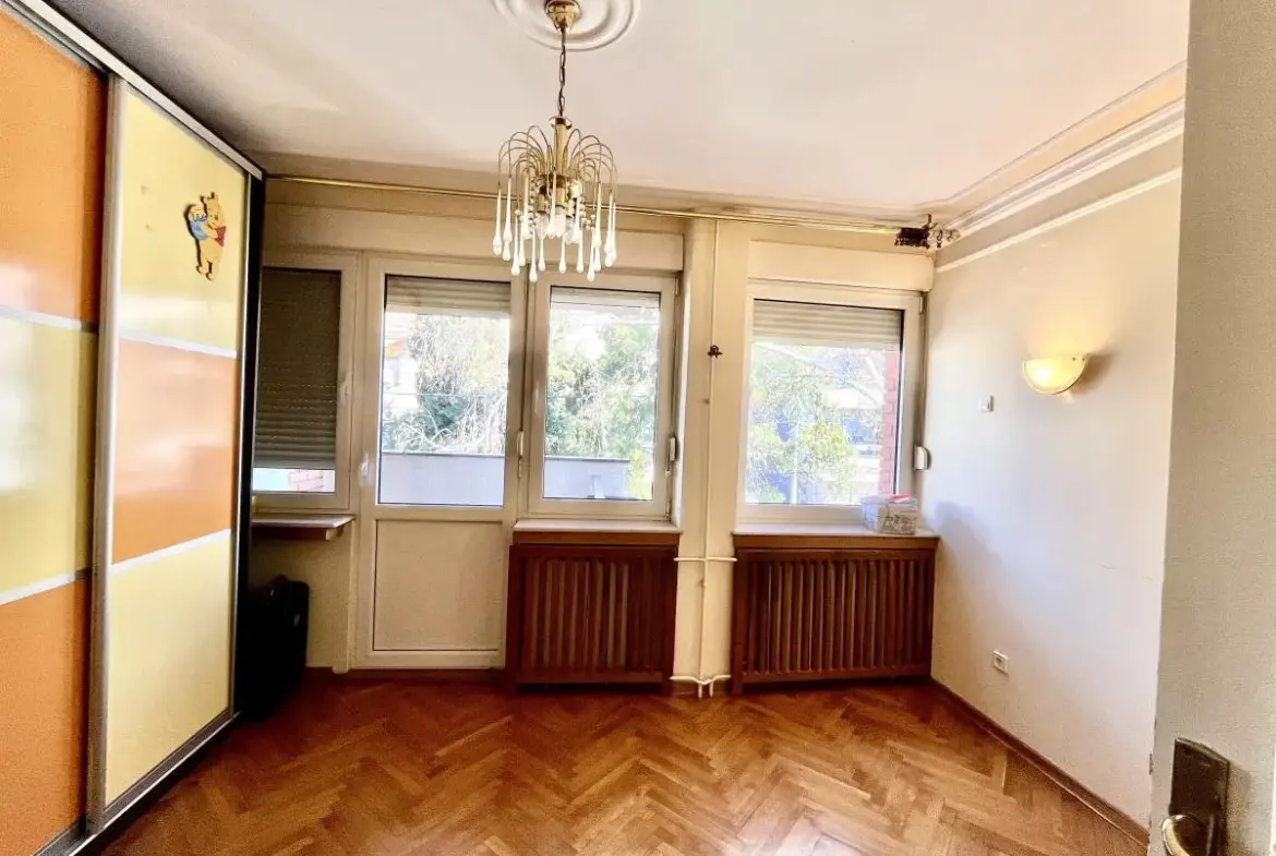 Spacious apartment in Voždovac with 5 bedrooms and a private courtyard