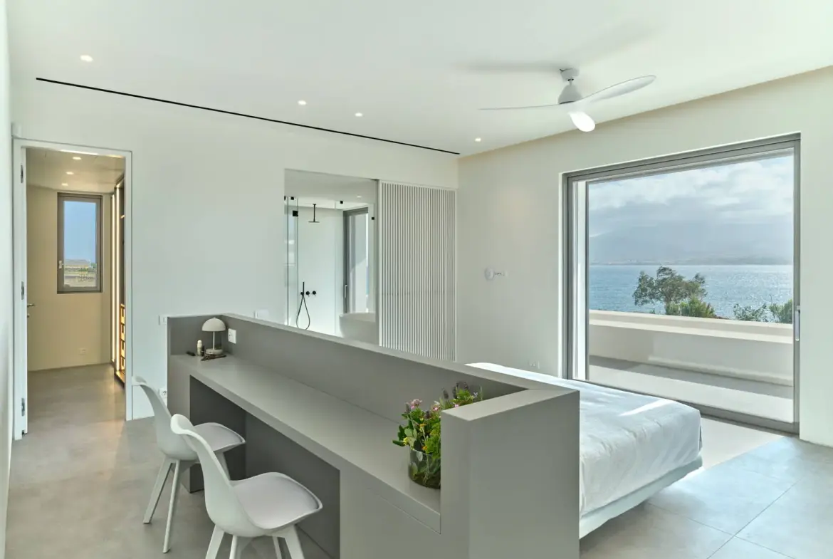 Ultimate luxury seafront villa with infinity pool in Antiparos