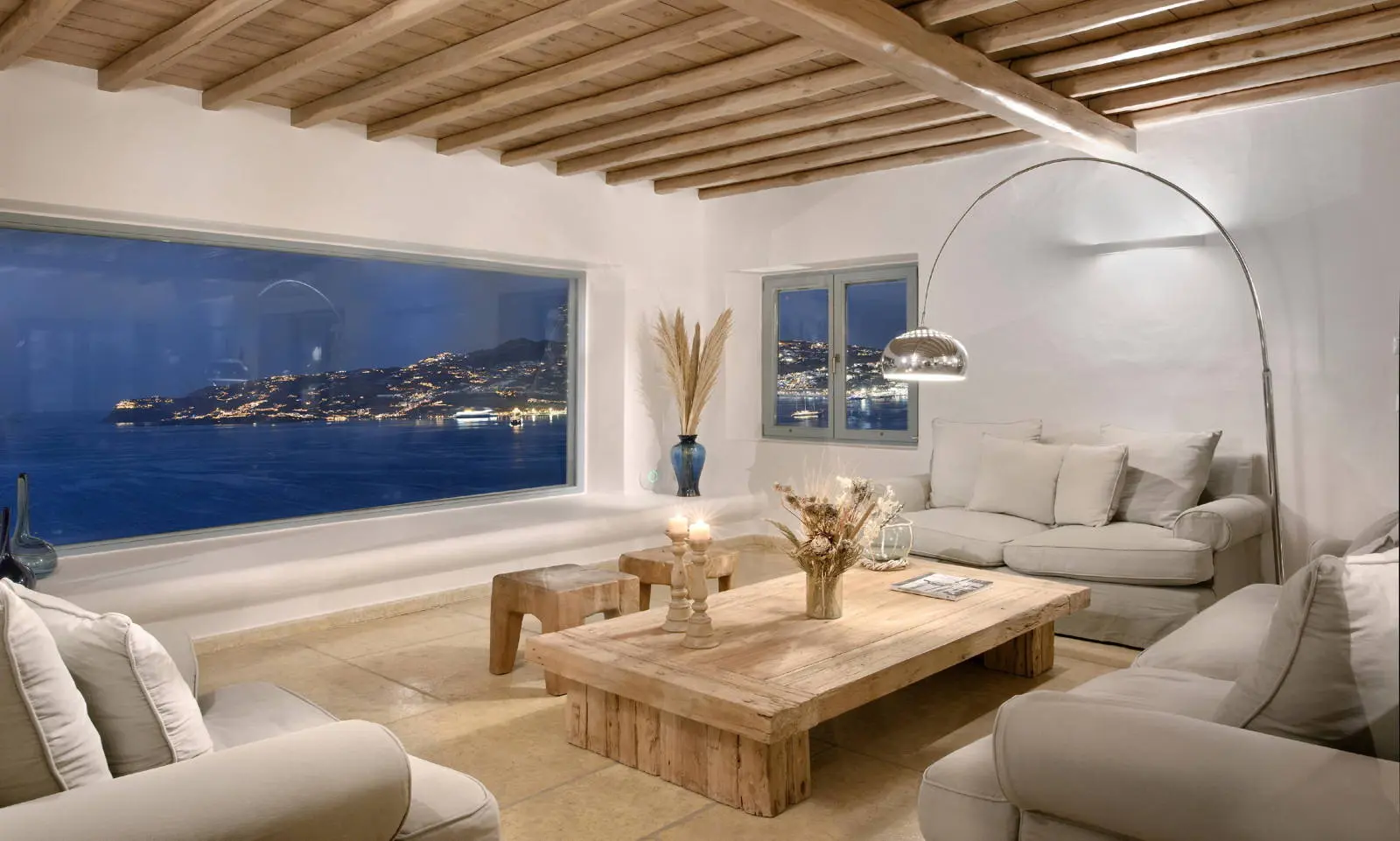Luxury Estate with Panoramic Views of Mykonos Town