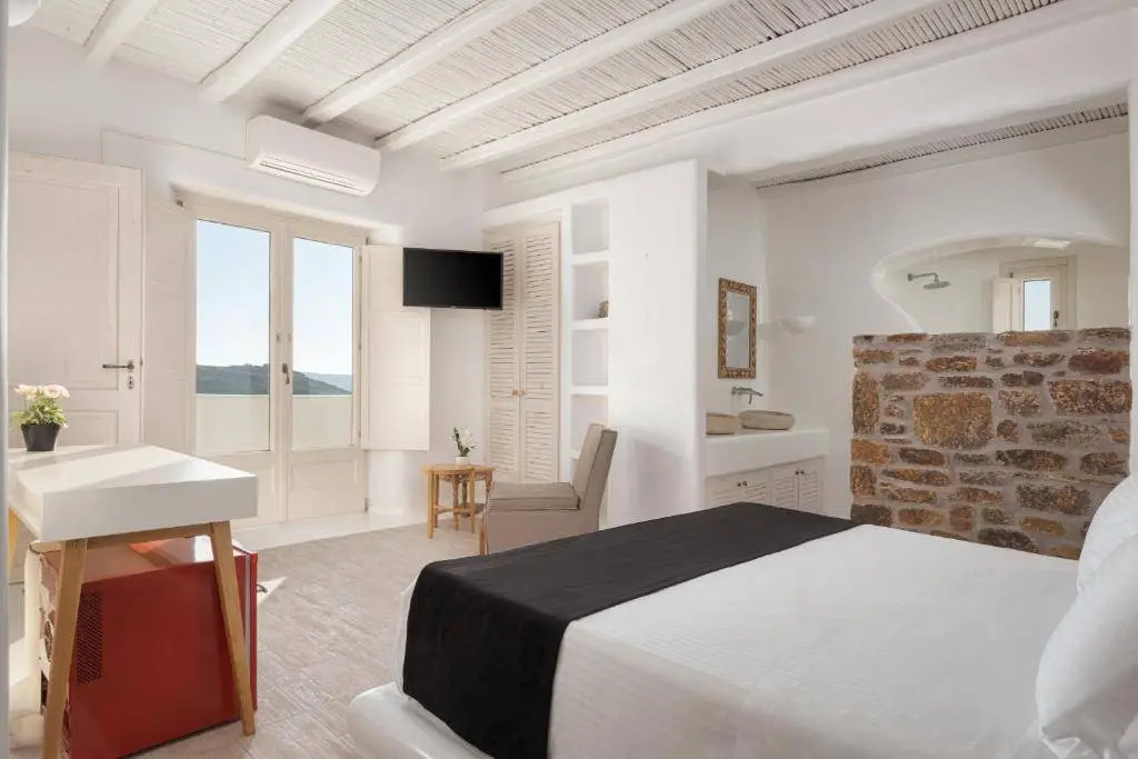 Myconian Villa with Pool and Stunning Sea View